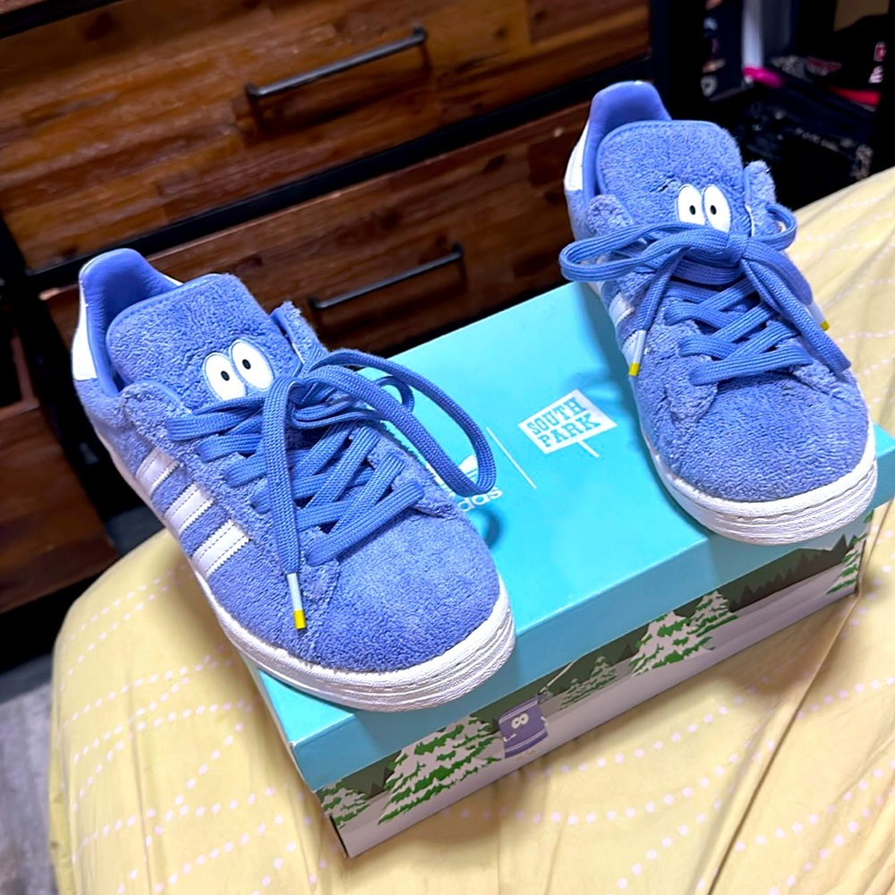 South Park x Adidas Originals Campus 80s Towelie Blue Sneakers GZ9177
